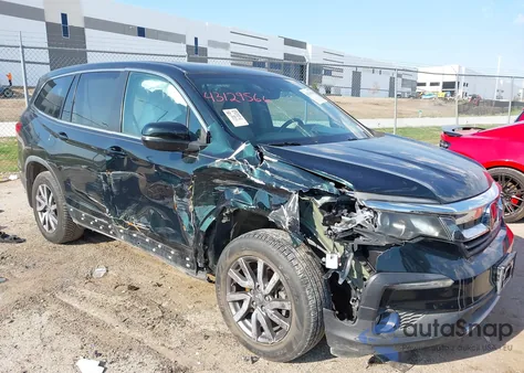 2019 Honda Pilot Ex-L from USA, damaged, VIN 5FNYF5H50KB007050